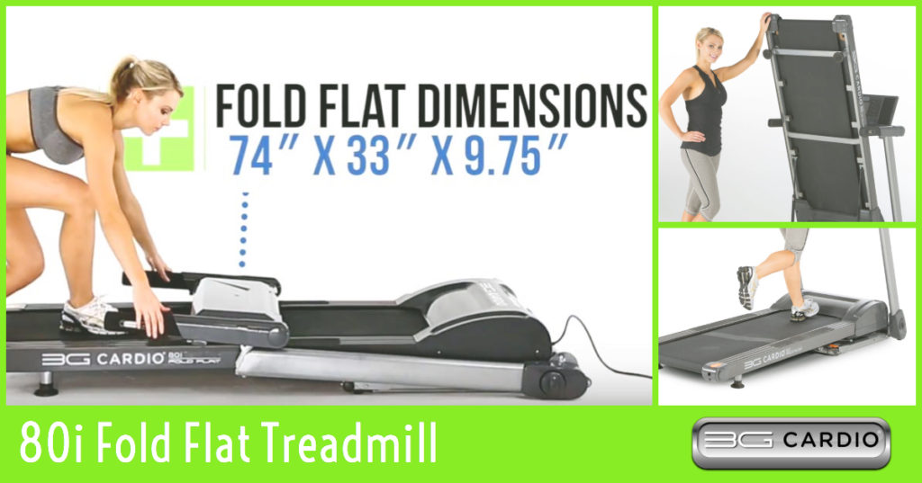 Walk when you want with 3G Cardio 80i Fold Flat Treadmill 3G Cardio