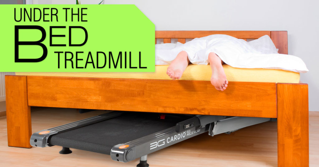 3G Cardio 80i Fold Flat Treadmill is only Under the Bed Tread for running