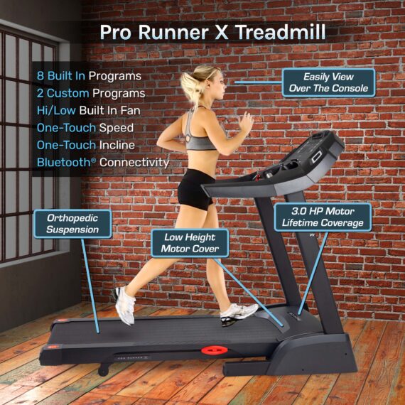 Pro Runner X Treadmill - 3G Cardio