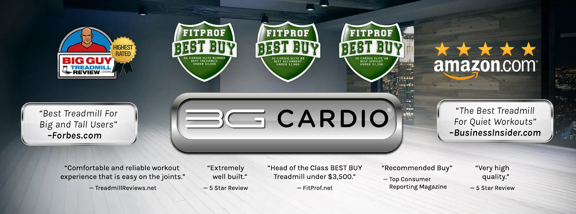 3G Cardio sells award-winning exercise and fitness equipment