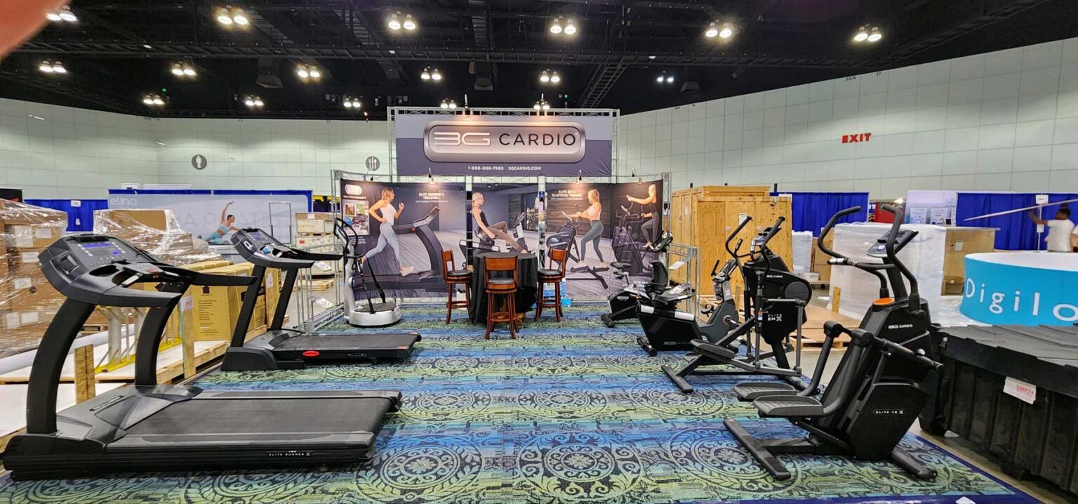 3G Cardio Display at IHRSA 2024 Convention in Los Angeles