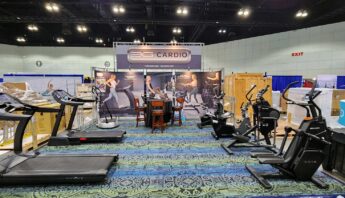 3G Cardio displays fitness equipment at IHRSA 2024 convention in Los Angeles